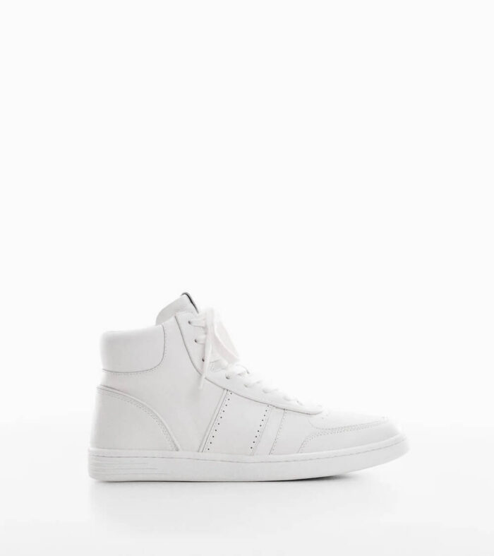 Ankle boot leather trainers